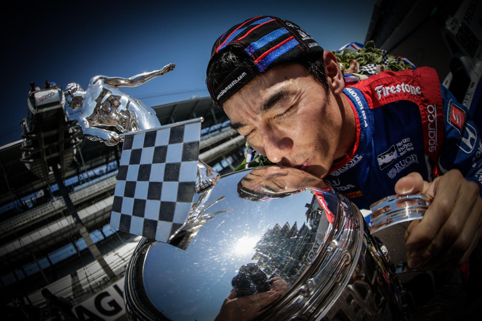 Takuma Sato hat das Indy 500 gewonnen: Wir zeigen die schönsten Jubelbilder des Siegers