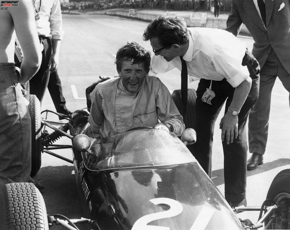 ... beim Formel-2-Rennen in London am Chrystal Palace 1964, als sich 