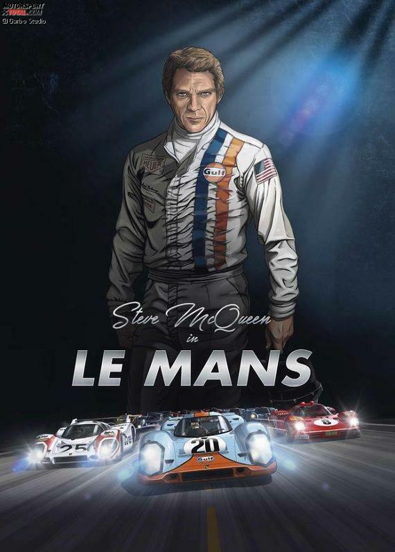 Der Bildroman über Steve McQueen und den Film über die 24 Stunden von Le Mans umfasst 64 Seiten