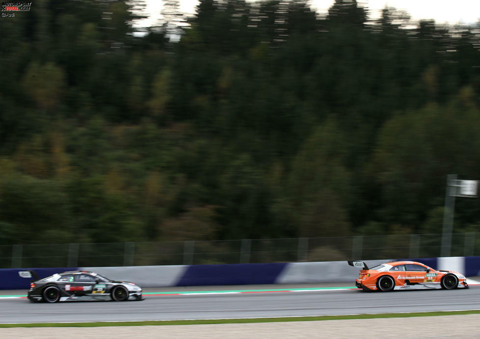 Am Red-Bull-Ring in Spielberg liegt Rene Rast im Sonntagsrennen bis kurz vor Schluss auf dem zweiten Rang hinter seinem Teamkollegen Jamie Green. Zwei Runden vor Schluss fiel der Brite aufgrund eines technischen Defekts an seinem Audi weit zurück ...