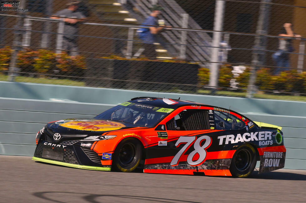 11. Martin Truex Jr. - 2.253 Runden: In der Saison 2017 bringt es Martin Truex Jr. auf 2.253 Führungsrunden. Außerdem erringt der Furniture-Row-Pilot in dieser Saison den Titel, indem er sich beim Finale knapp gegen Kyle Busch durchsetzt.