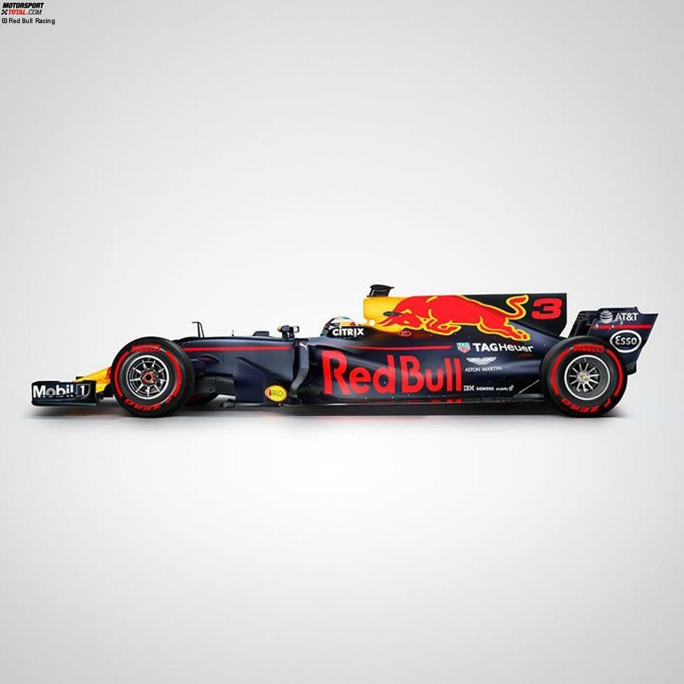 Red Bull hatte seine Lösung bereits online präsentiert. Auch hier setzt man optisch auf die große Startnummer auf der Heckfinne, die ab 2018 jedoch verboten wird - damit müssen sich die Teams einen neuen Platz suchen. Bei Schwesterteam Toro Rosso ist das Kürzel auf dem Platz.