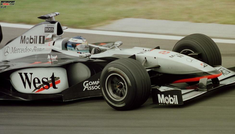 1998: Der MP4/13 bedeutet für McLaren und Mika Häkkinen die Rückkehr an die Spitze. Es ist der erste Silberpfeil, der komplett seiner Feder entspringt.