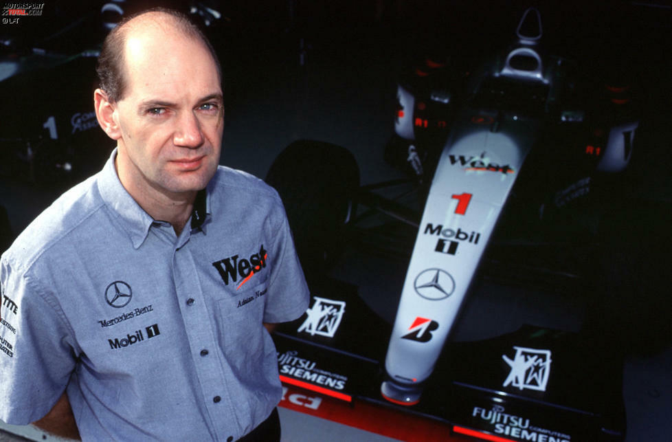 Designguru Adrian Newey erschuf in seiner seit 1988 währenden Formel-1-Karriere 14 Autos, die WM-Titel einfuhren. Die Boliden, die er für Williams, McLaren und Red Bull auf das Zeichenbrett brachte, fuhren über 150 Grand-Prix-Siege ein. Wir zeigen die Geniestreiche des Briten.