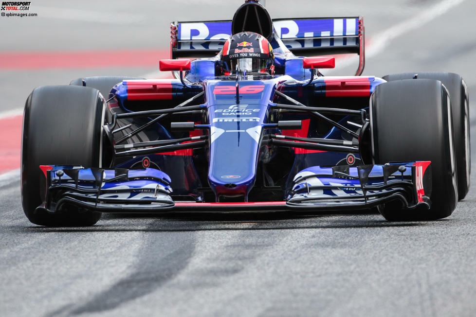 Platz 3: Starker Auftritt des neuen Toro-Rosso-Renault im veränderten blauen Lack. Für 14,35 Prozent ist der STR12 der Schönste im ganzen Formel-1-Land 2017.