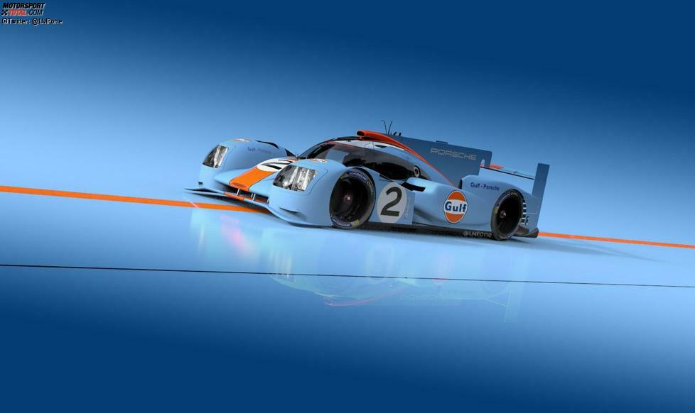 Die Gulf-Lackerung hat seit jeher in der Le-Mans-Szene absoluten Kult-Status. Seit dem Erfolg des Films 
