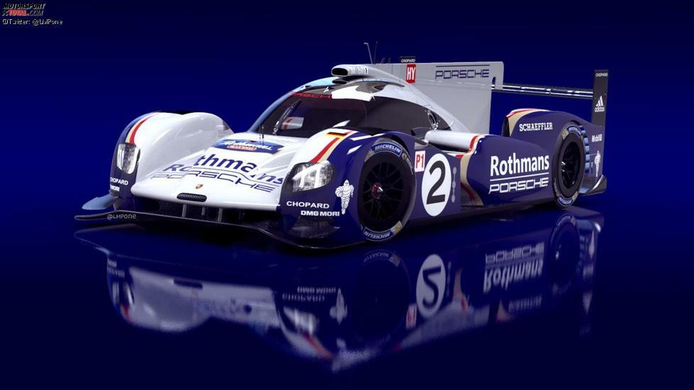 Das Rothmans-Design war unter anderem auf den erfolgreichen Porsche 956 und 962 in Le Mans zu sehen. Später fuhr das Formel-1-Team Williams in ähnlicher Lackierung.