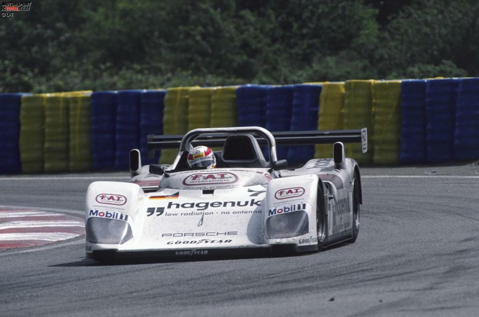 Le Mans 1997: Die Geburtsstunde einer Le-Mans-Legende. Im von Joest eingesetzten TWR-Porsche WSC95 feiert ein gewisser Tom Kristensen an der Seite von Stefan Johansson und Michele Alboreto seinen ersten von insgesamt neun Gesamtsiegen an der Sarthe.