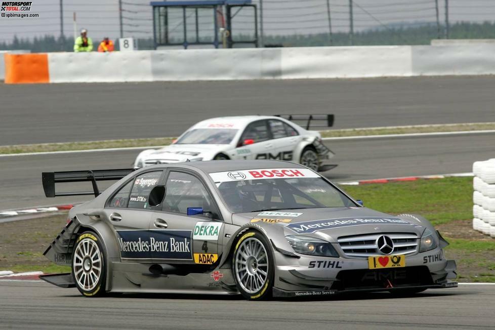 Nürburgring 2010: Bruno Spengler (noch im Mercedes) gewinnt das Rennen am Nürburgring.