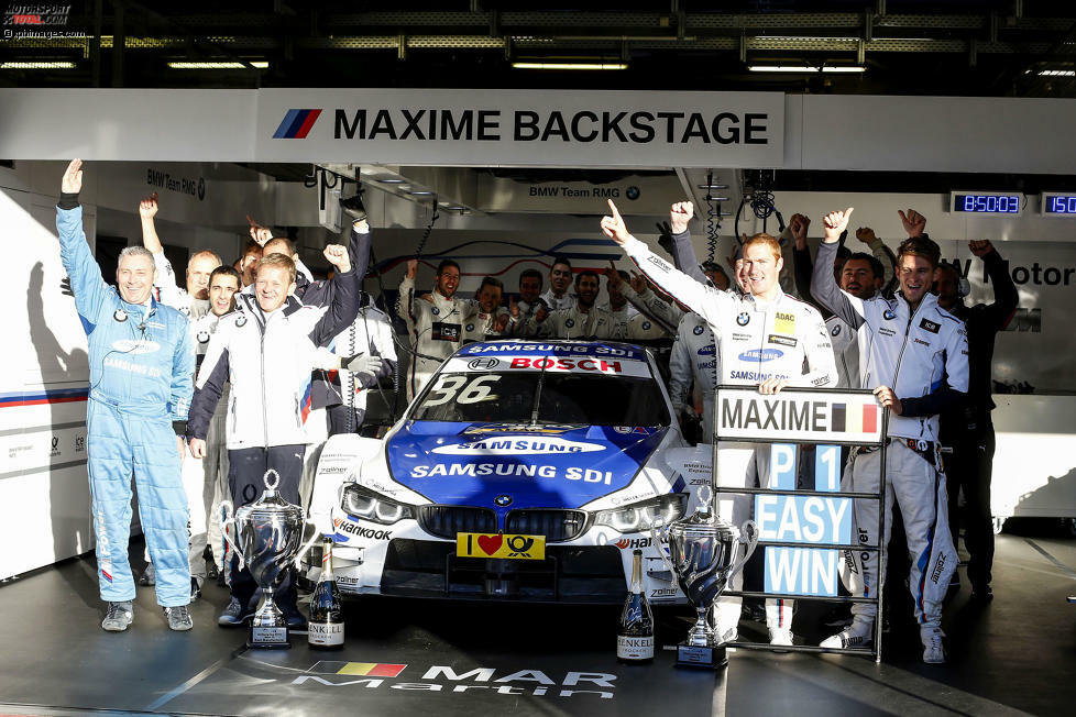 Nürburgring 2015, Rennen 1: BMW-Pilot Maxime Martin siegt zum zweiten Mal seiner DTM-Karriere.