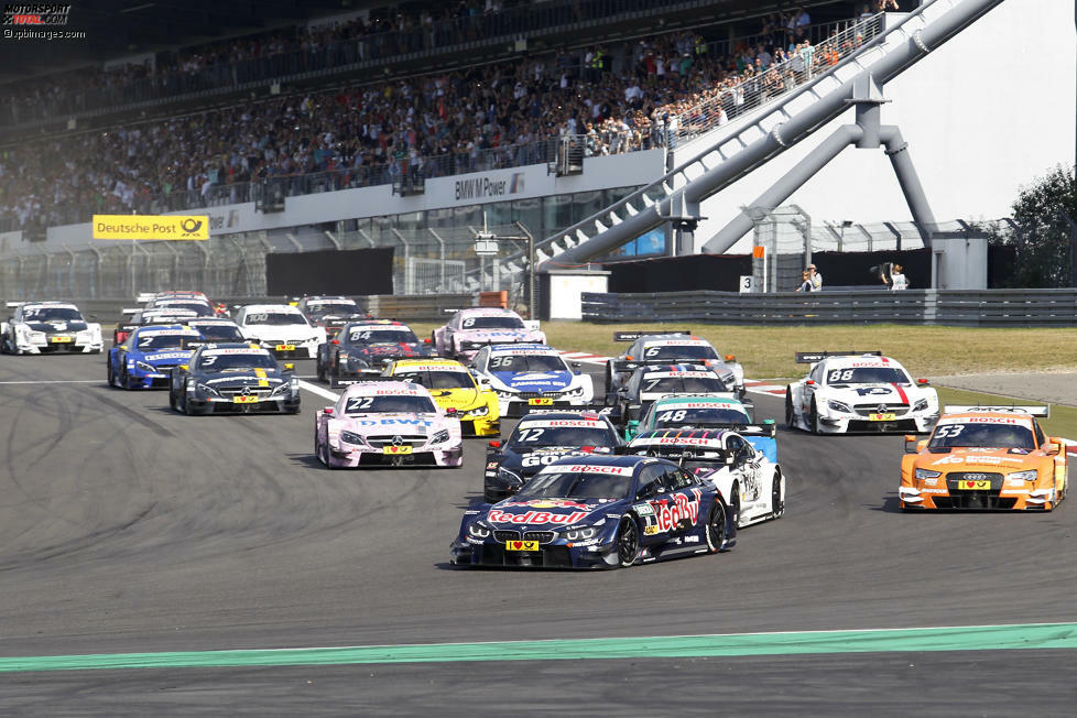 Nürburgring 2016, Rennen 2: Marco Wittmann (BMW) feiert einen Start-Ziel-Sieg am Nürburgring.