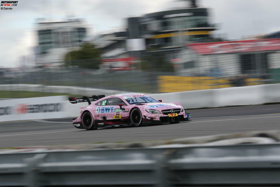 Nürburgring 2017, Rennen 1: Nach seinem Start von der Pole-Position gewinnt Lucas Auer (Mercedes) auch das erste Rennen am Nürburgring.