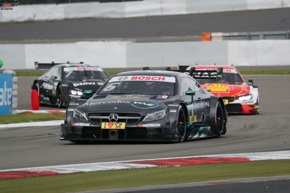 Nürburgring 2017, Rennen 2: Mit dem dritten Platz im Samstagsrennen und dem Sieg am Sonntag gelingt Robert Wickens (Mercedes) ein perfektes Wochenende in der Eifel.