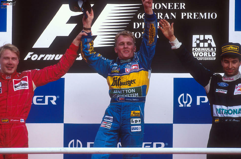 Platz 8: Johnny Herbert (4 Jahre, 16 Tage zwischen Italien 1995 und Europa 1999)