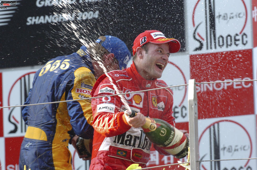 Platz 7: Rubens Barrichello (4 Jahre, 10 Monate, 28 Tage zwischen China 2004 und Europa 2009)