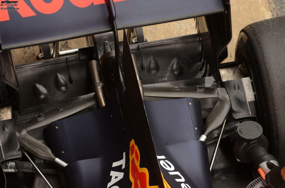 Bei Red Bulls RB13 verzichtete Adrian Newey auf sämtliche Aufbauten auf der Finne.