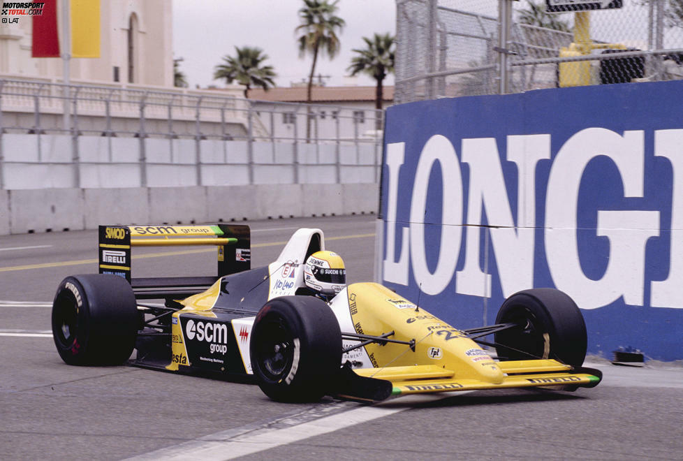 3. Pierluigi Martini - 118 Rennen: Der Italiener ist unmittelbar mit dem Namen Minardi verbunden - und die leider mit dem Hinterfeld. Zwar sorgt er 1989 mit der ersten Startreihe in Phoenix für Aufsehen, doch in ein Podest kann er es nicht ummünzen. So bleiben zwei vierte Plätze 1991 als Höchstes der Gefühle.