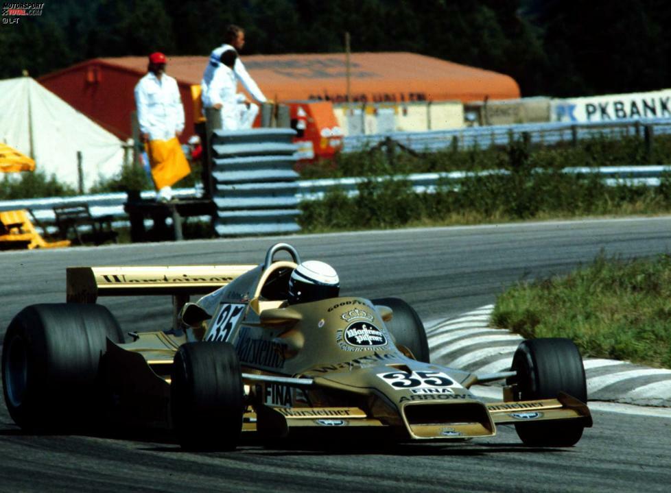 Ein ganz eigenes Kapitel in der Formel 1 sind die Nasen. Arrows beweist mit dem FA1 in seiner Debütsaison 1978 gleich einmal, wie man es nicht machen sollte. Wobei: Riccardo Patrese fährt mit der Staubsauger-Optik in Schweden auf Platz zwei. Einen Schönheitspreis gewinnt das Team allerdings nicht.