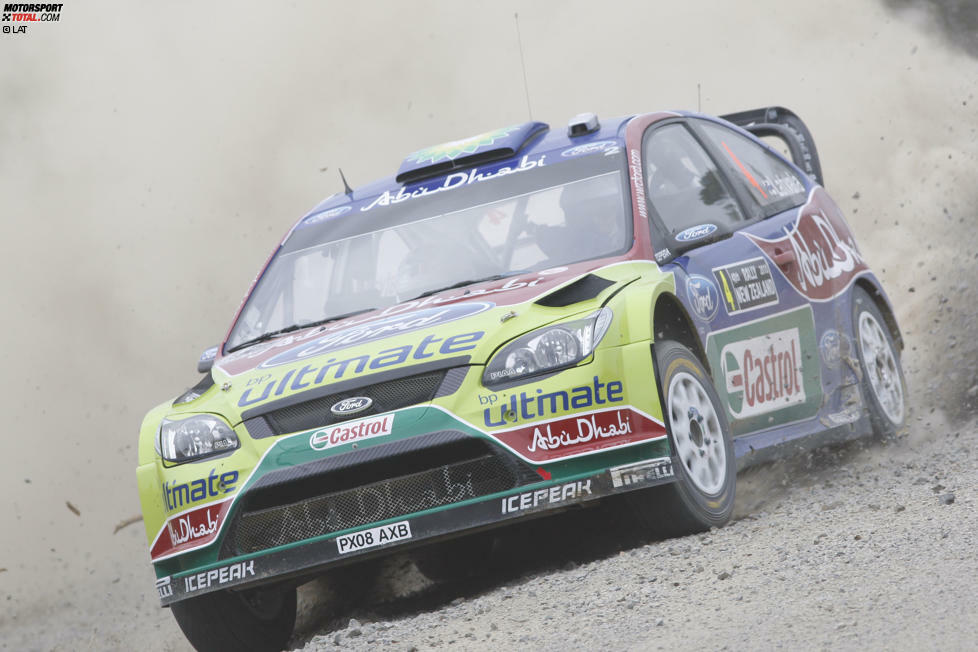 Rallye Neuseeland 2010: Jari-Matti Latvala (Ford) gewinnt 2,4 Sekunden vor Sebastien Ogier (Citroen).