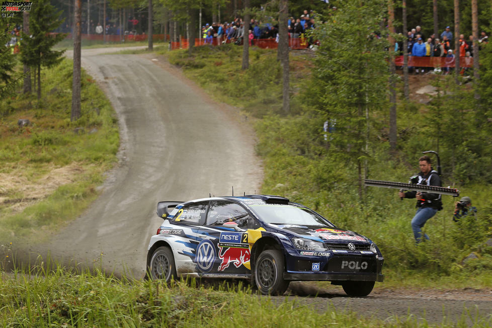 Platz 3: Rallye Finnland 2015 - Jari-Matti Latvala (Volkswagen Polo R WRC) - 125,44 km/h