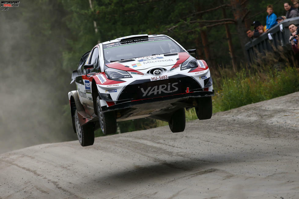 Platz 2: Rallye Finnland 2017 - Esapekka Lappi (Toyota Yaris WRC) - 126,16 km/h