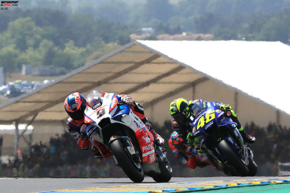 Die Saison 2018 beendet Petrucci ebenfalls auf dem achten WM-Rang. Der Italiener hat mehr Mühe, sich an der Spitze zu zeigen. Er kann nur in Le Mans auf das Podest fahren (Rang zwei). Auf seinen ersten MotoGP-Sieg muss er weiter warten.