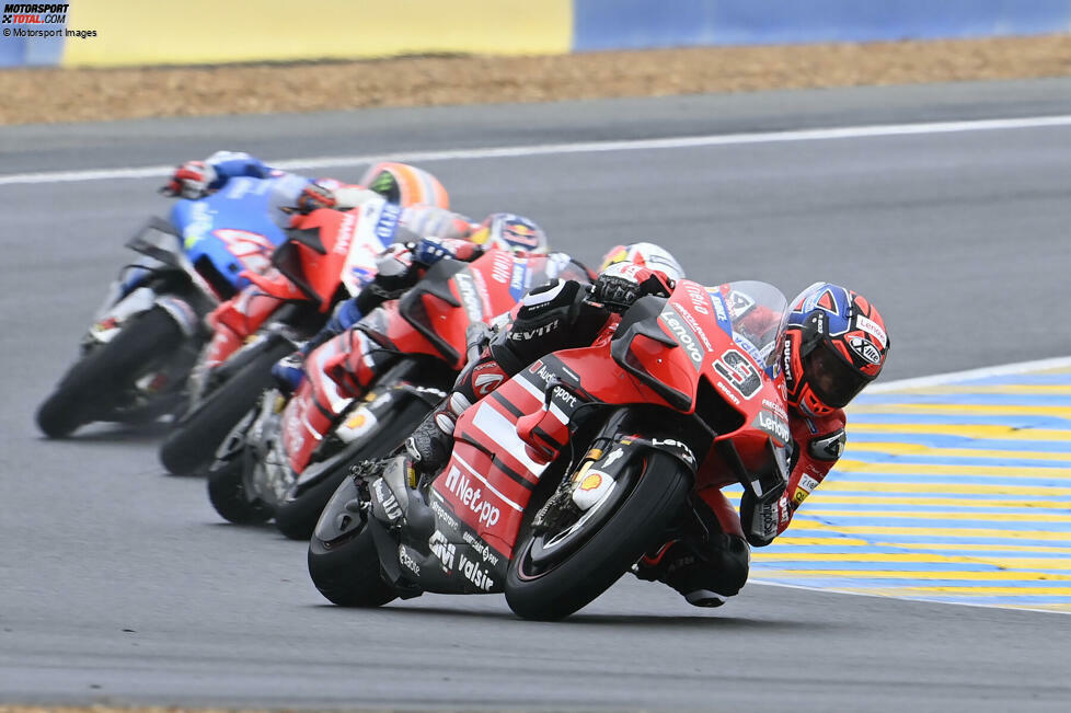 Das Highlight ist im Herbst Le Mans. Beim Regenrennen fährt Petrucci fehlerfrei und sichert sich seinen zweiten Grand-Prix-Sieg.