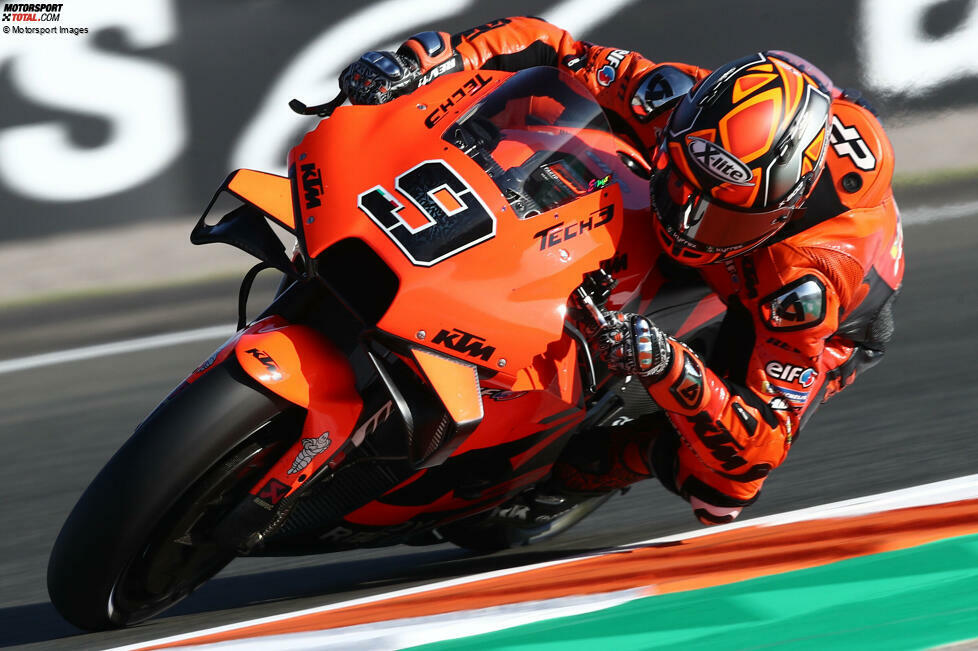 Für 2021 wechselt Petrucci aus dem Ducati-Werksteam zu Tech-3-KTM. Aber die Saison verläuft schwierig und ist von zahlreichen Stürzen gekennzeichnet.