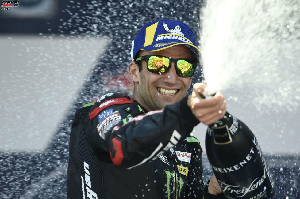 Zu Beginn der Saison 2018 bestätigt Zarco seine Form, wird in den ersten vier Rennen zweimal Zweiter. Anschließend rutscht er allerdings in eine kleine Krise und steht erst beim vorletzten Saisonrennen in Malaysia als Dritter wieder auf dem Podest. Mit 158 Punkten wird er trotzdem erneut bester Privatfahrer.