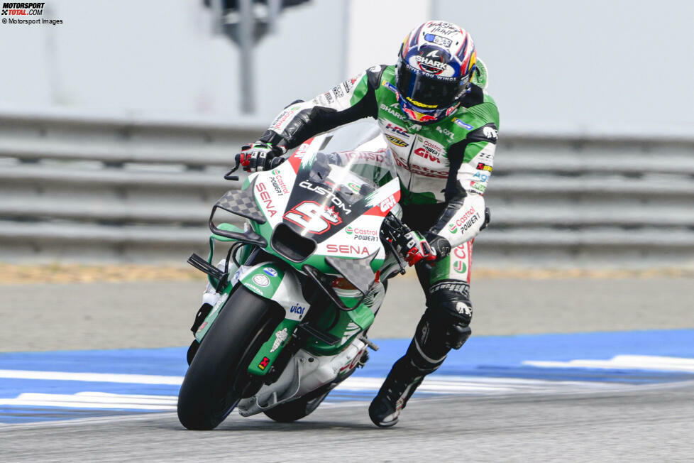 In die Top 5 oder gar Top 3 schafft es Zarco in der Saison 2024 zwar nicht, dafür aber mehrmals in die Top 10, was Mir und Marini kein einziges Mal gelingt. Die Basis für Zarcos zweites Jahr bei LCR-Honda ist geschaffen. Sein bestes Ergebnis 2024 ist P8 beim Thailand-Grand-Prix in Buriram.