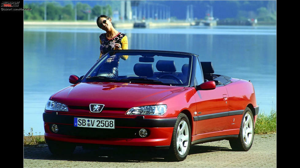 Peugeot 306 Cabrio (1994): An jedem Peugeot 306 Cabrio steht es dran: Das Design stammt von Pininfarina. Mit seiner schlichten Eleganz ist der offene 306 eines der schönsten Cabrios der 1990er. Zicken macht heute vor allem die Elektrik des Franzosen.