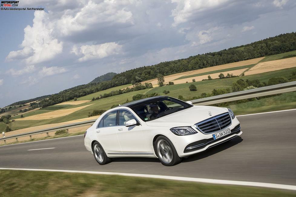 Segment: Oberklasse. Die neue Nummer 1: Mercedes S-Klasse mit einem Anteil von 23,2% innerhalb der Segmentgruppe. Verdrängt Audi A8,/S8 von der Spitze.