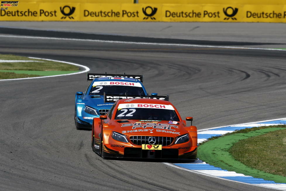 Platz 9: Tier des Jahres - Lucas Auer trug nach einer Kollision in Hockenheim den gewöhnlichen Chassis-Schaden davon. Sein 