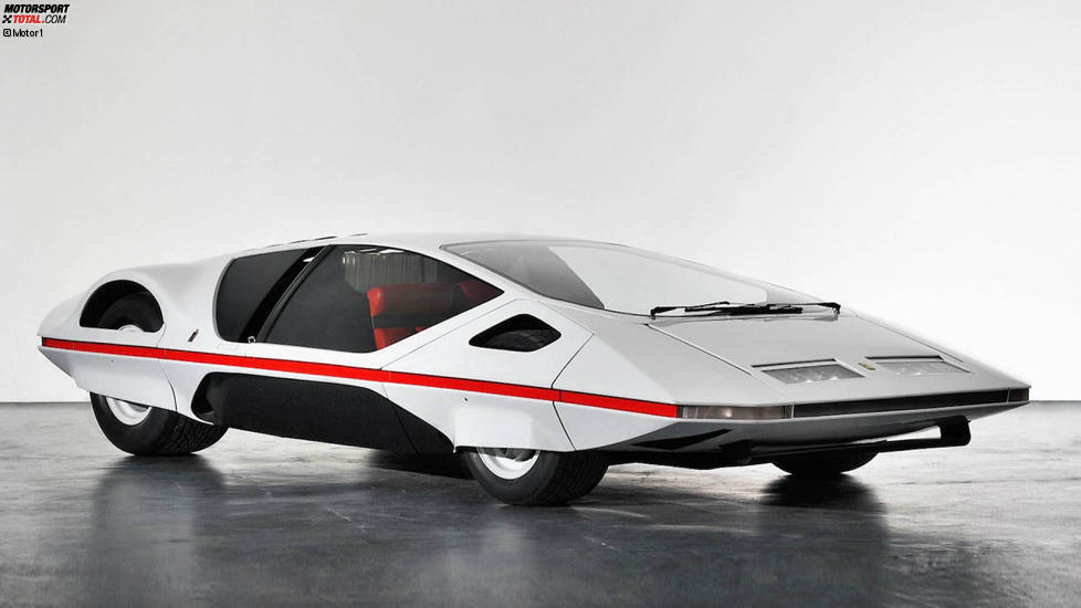 Ferrari 512 S Modulo Concept: Keiner war keiler als der Ferrari 512 S Modulo: Der von Pininfarina entworfene Prototyp aus den 70er Jahren erreichte eine Höhe von nur 93 Zentimetern. Als ob das noch nicht genug wäre, steckt unter der Motorhaube ein V12 mit 550 PS.