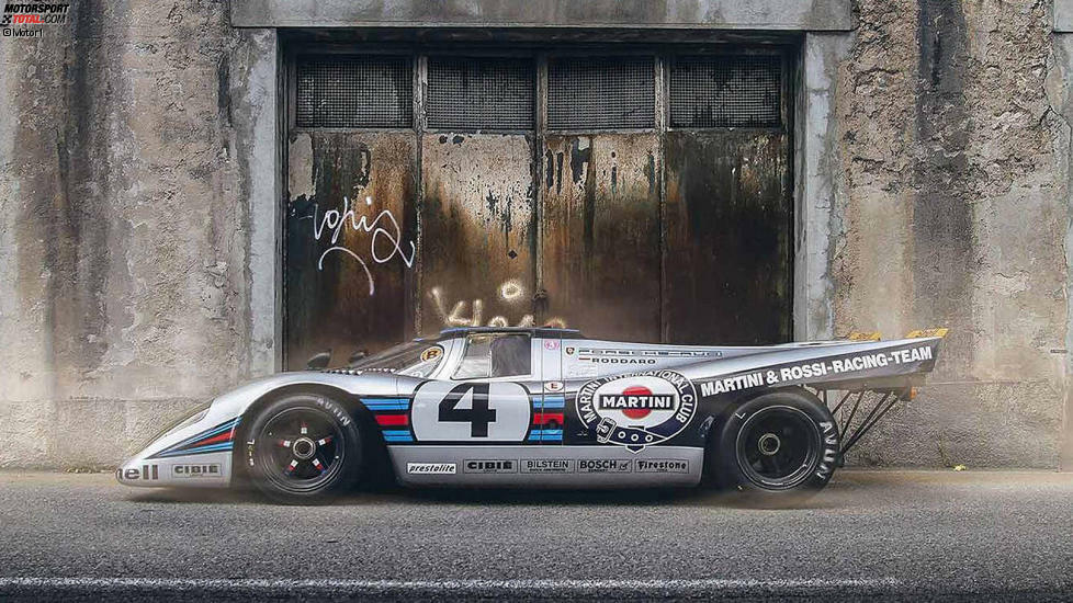 Porsche 917K: Der straßentaugliche Wagen des monegassischen Sammlers Claudio Roddaro sieht nicht nur gut aus, sein luftgekühlter 4,9-Liter-180-Grad-V12 bringt es nach wie vor auf gut 600 PS. Allerdings wiegt das gute Stück gerade mal 600 Kilo. Mit einer Höhe von nur 94 Zentimeter kann Roddaro die Mautstellen an der Cote d'Azur austricksen