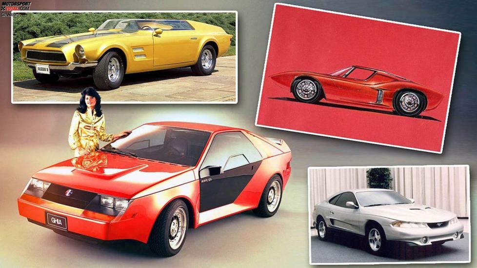 Seit 1961 hatte die Ford-Designabteilung unzählige Ideen für den Mustang. Ob Viertürer oder Kombi: Seltene Fotos zeigen, was nie in Serie ging