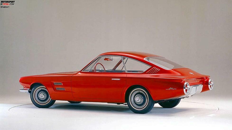 Ford Avanti/Allegro Concept: Unsere Galerie beginnt Anfang der 1960er-Jahre. Auf Basis des neuen Kompaktwagens Falcon arbeitet die Designabteilung von Ford an einem Coupé. Jedem Vorschlag wurde ein Name gegeben: Dieses Fastback-Modell mit italienischen Anklängen hieß zuerst Avventura, dann Avanti und schließlich Allegro.