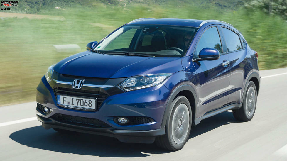 #18 Honda HR-V 1.5 i-VTEC: 
Wirklich günstig ist der 4,29 Meter lange Honda HR-V auf den ersten Blick nicht. Doch das relativiert sich, weil die 20.690 Euro teure Basisversion ab Werk eine Sitzheizung vorne, eine Klimaautomatik und 130 PS mitbringt.