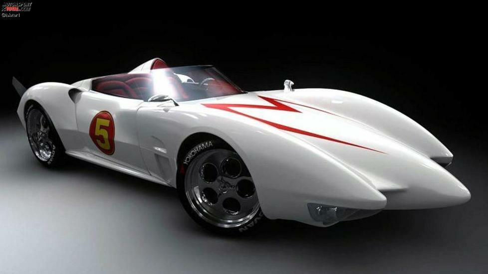 Der Mach 5 aus Speed Racer: Wir haben versucht, gerenderte 3D-Modelle auszulassen, da deren Design oft sehr realitätsfern ist. Beim Mach 5 machen wir eine Ausnahme, weil er eine echte Ikone ist. Sogar Leute, die 