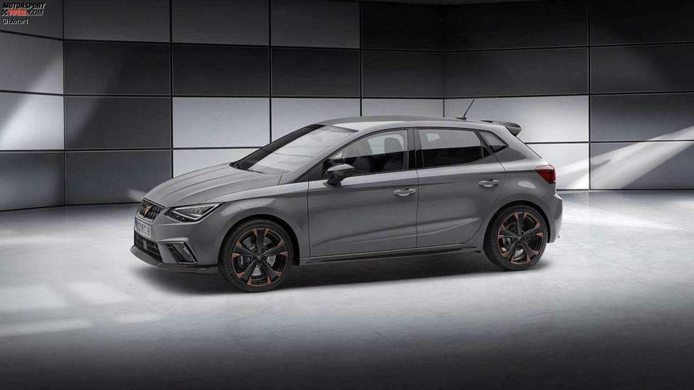 CUPRA Ibiza 2019: Noch gibt es keine offizielle Bestätigung, aber eine Studie (siehe Bild) zeigte bereits, wie das Ganze aussehen könnte. Der Cupra Ibiza erinnert stark an den Leon Cupra R. Als Antrieb bietet sich der Zweiliter-Turbo aus dem Polo GTI an. Er leistet 200 PS und 320 Nm.