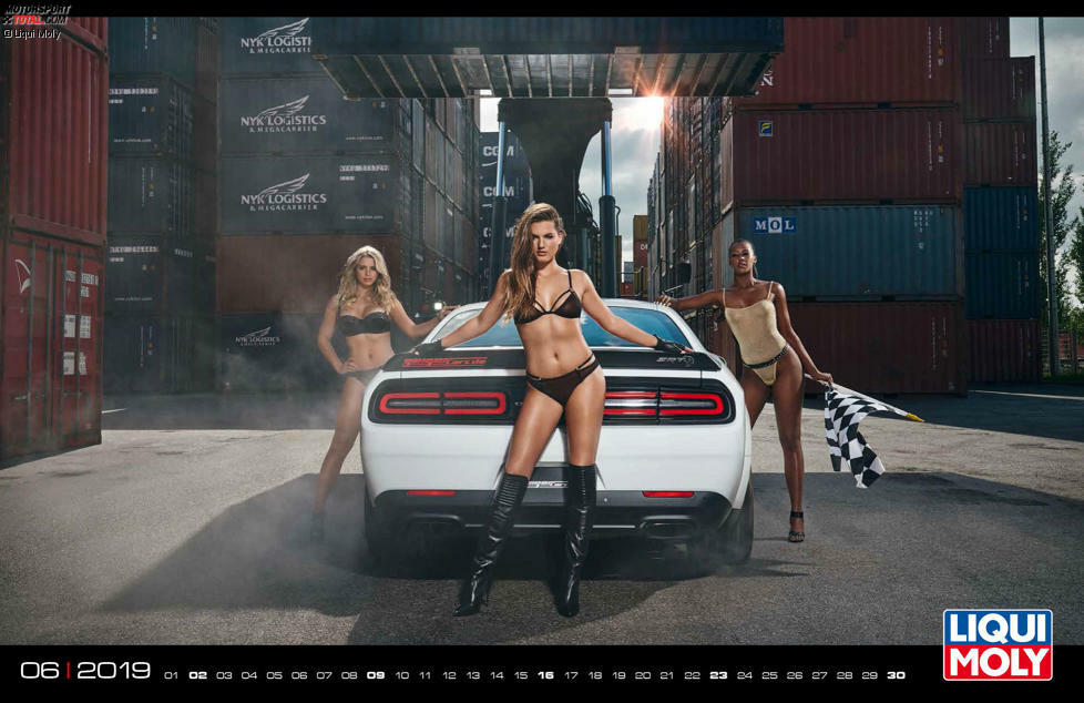 Liqui Moly Girls Kalender 2019 - Juni