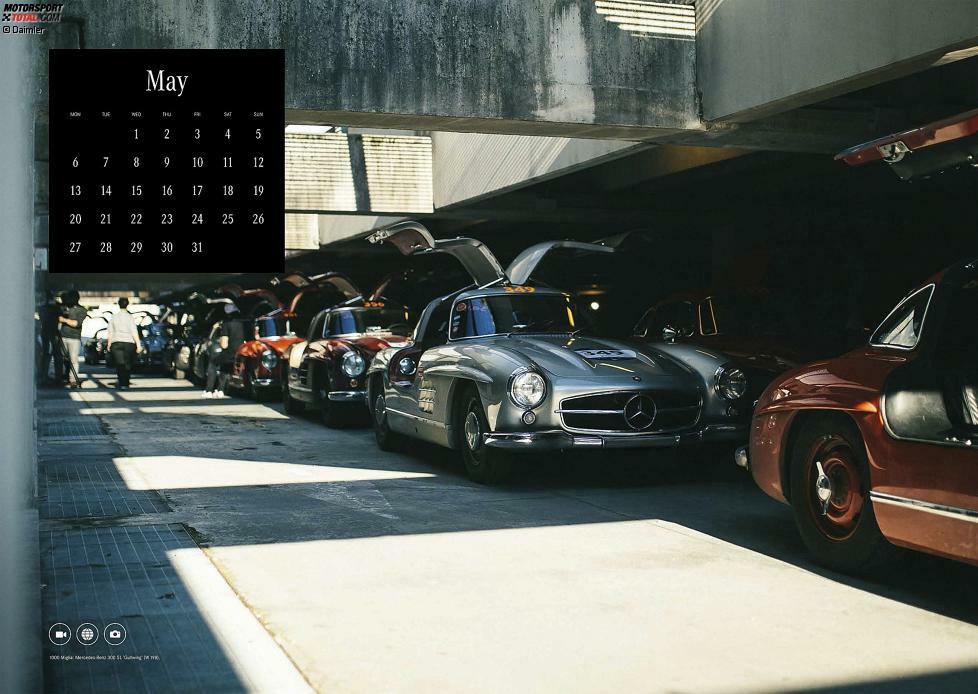 Mercedes-Benz Classic Kalender 2019, Motiv für den Monat Mai: Mercedes-Benz 300 SL 