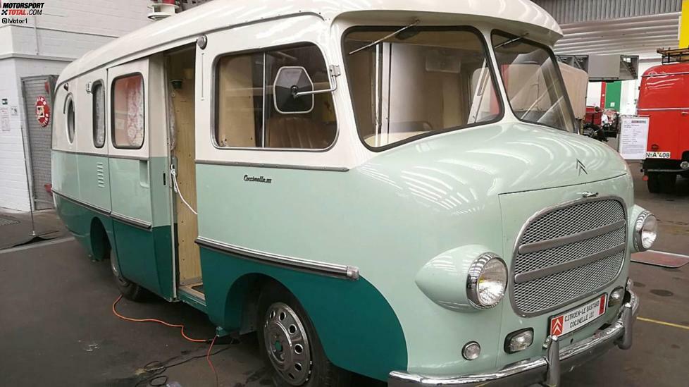 Dieser Citroën Coccinelle III Le Bastard ist ein Unikat. Basierend auf dem Typ-H-Wellblechbus der französischen Marke entstand 1957 durch die Firma Carrosserie Le Bastard ein Umbau zum edlen Wohnmobil.