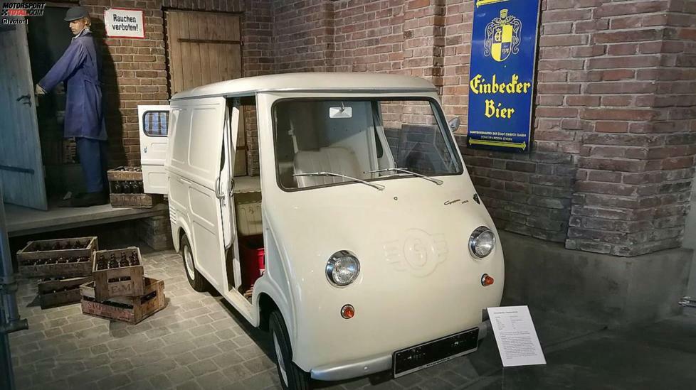 Die meisten werden das Goggomobil kennen. Ganz anders sieht es mit dem nur 2,91 Meter langen Goggo-Transporter aus. Nicht einmal 4.000 Stück wurden gebaut, fast alle wurden im gewerblichen Einsatz verschlissen.