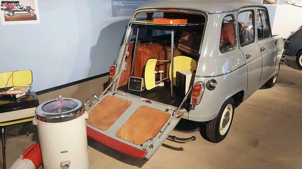 Viel Platz für wenig Geld: Der Renault 4 war nicht nur bei Studenten beliebt. Dieses Fahrzeug zeigt, was alles in den Franzosen passt.