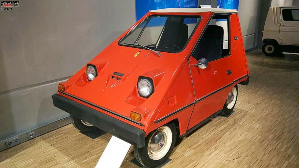 Eine weitere Sonderausstellung im PS.Speicher beleuchtet die über 100-jährige Geschichte der Elektromobilität. Das Sebring-Vanguard Citicar von 1975 kam 64 Kilometer weit. Mit insgesamt 4.444 gebauten Exemplaren war es bis 2012 das meistverkaufte Elektroauto in den USA.