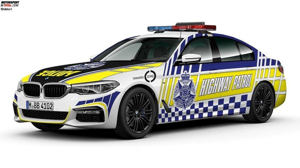 BMW 530 d (AUS): Während die Autobahnpolizei in Queensland Stinger fährt, sitzen die Kollegen in Victoria am Steuer des BMW 530d. Diese 5er-Serie wird aber nicht so luxuriös sein wie die für normale Kunden, da die Polizei sie in einer einfachen Einstiegsspezifikation ordert. Allerdings bleibt es bei 265 Diesel-PS aus drei Liter Hubraum.