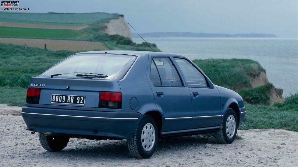 Nach Deutschland kam der Renault 19 im Januar 1989, ein halbes Jahr nach der Premiere in Frankreich. Die Produktion hatte Renault übrigens nach japanischen Qualitätsmaßstaben aufgebaut.