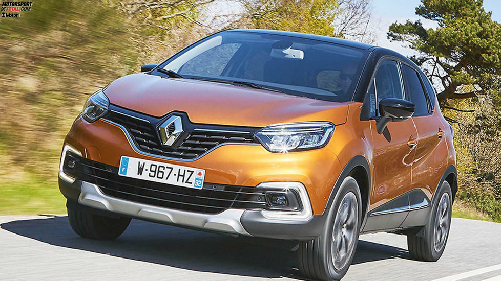 Geteilter Platz 8: Renault Captur: Die Kinder sind aus dem Haus, wozu sich noch ein großes Auto halten? Auch deshalb sind bei Senioren kleine SUVs wie der Renault Captur beliebt. Ü65-Anteil hier: 18,4 Prozent.