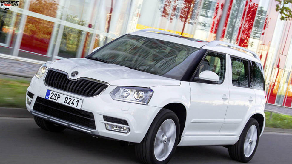 Platz 2: Skoda Yeti: 4,27 Meter lang plus ein sachliches Design: Mit dem von 2009 bis 2017 gebauten Yeti landete Skoda einen großen Wurf. MIt 25,8 Prozent Seniorenantei belegt er Platz zwei in Deutschland.